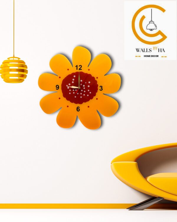 Sunflower Delight Clock